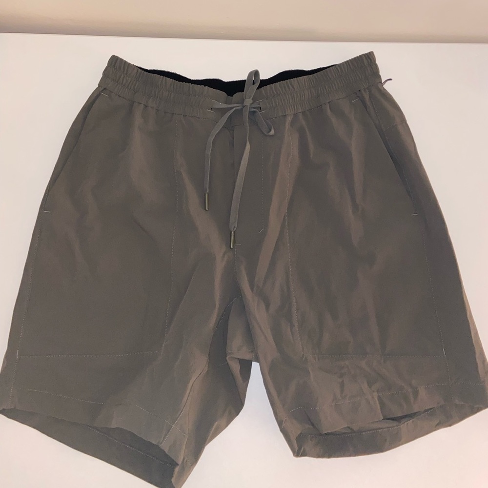 Army Green Lululemon Shorts